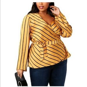 INC Gold Wrap Blouse ✨✨